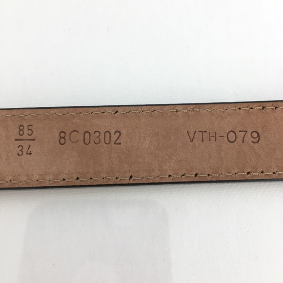 Fendi Belt Bronze Metallic Italian Patent Leather Designer Smooth Shiny main image 12